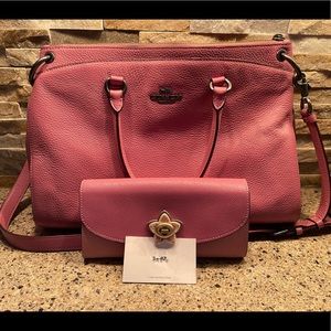 Coach purse and wallet